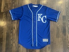 Majestic Cool Base HUNTER DOZIER #17 Kansas City Royals Jersey Size Medium 40 M