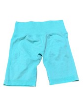 Women's Yoga Shorts Push Up Gym Sports Fitness Knit Clothing M Teal