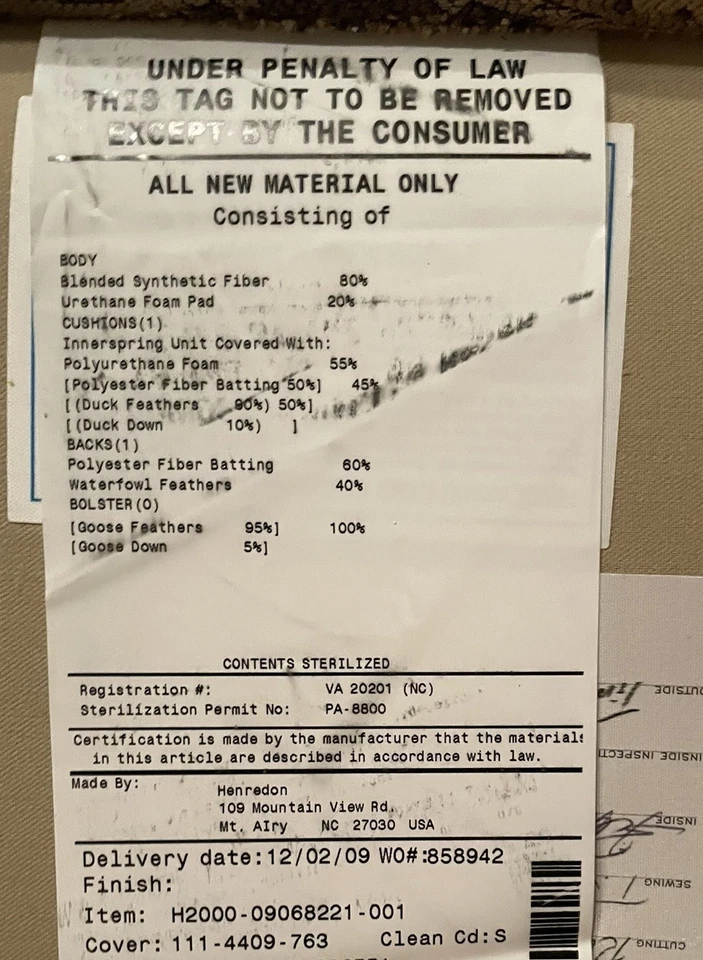 Henredon Oversized Swivel Chair Upholstery Collection Cushion Skirt 2009 Arm 360 - Image 3 of 4