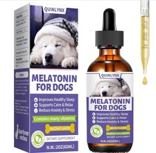2 Melatonin Supplement for Dogs Support Anxiety Relief Relaxation Sleep Patterns