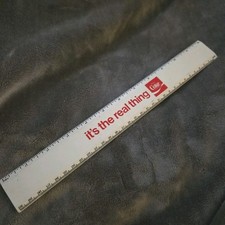 Vtg 1970s Coca Cola Advertisement Plastic Ruler