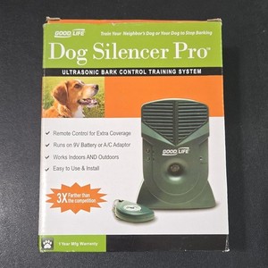 Good Life Dog Silencer Pro Ultrasonic Anti Barking Device Remote Weatherproof