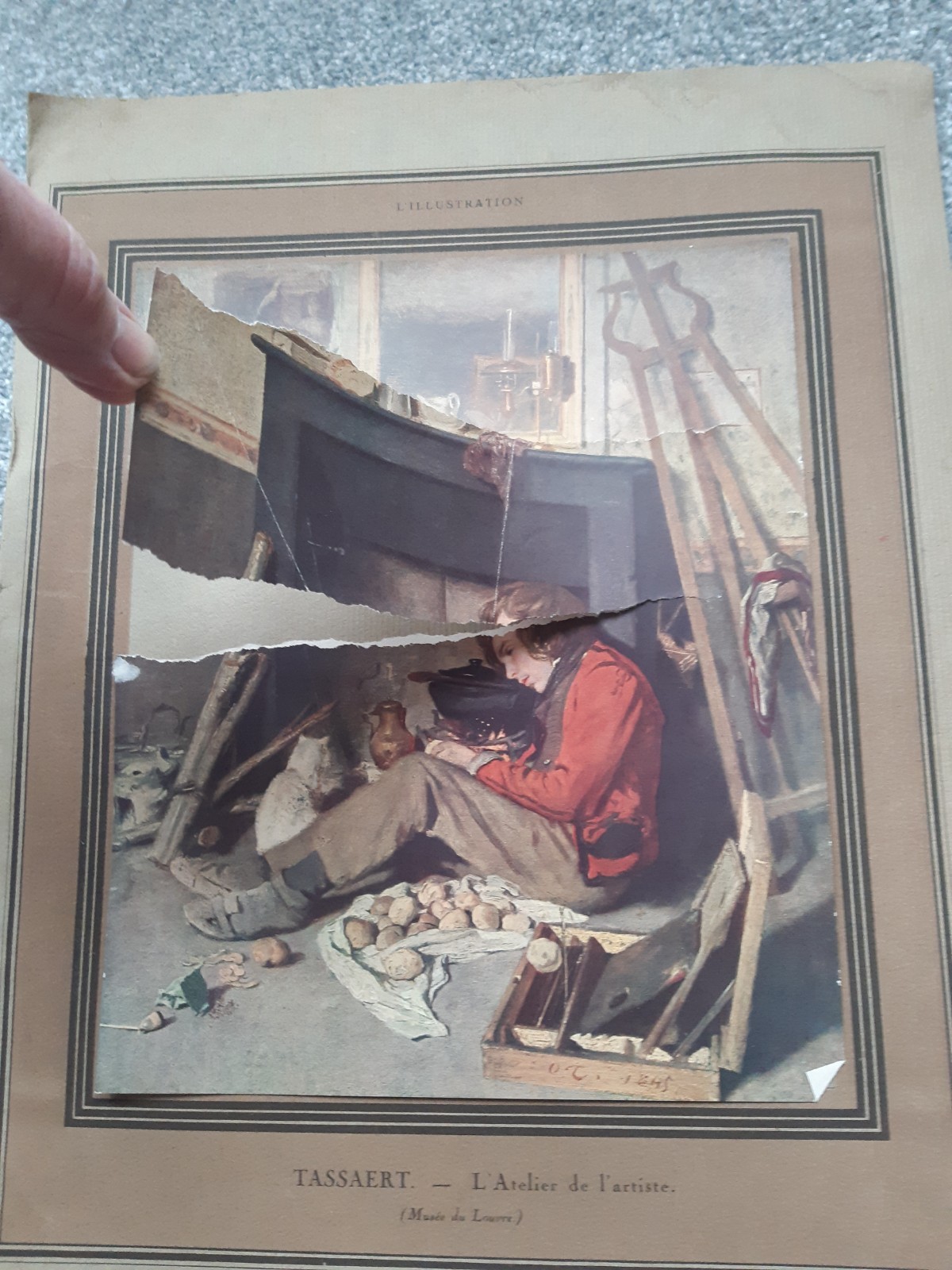 Antique 1900 Prints x 9 Rembrandt, E Maxence, Van Eych, L.L. Boilly, deWitte Art thumbnail 6