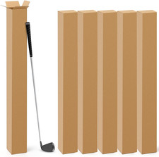 Qilery 5 Pcs 4"L X 4"W X 48"H Golf Club Shipping Boxes