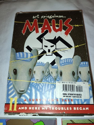 Vintage Maus I & Maus II "A Survivor's Tale" Art Spiegelman Books Boxed Set - 第 3/5 張圖片