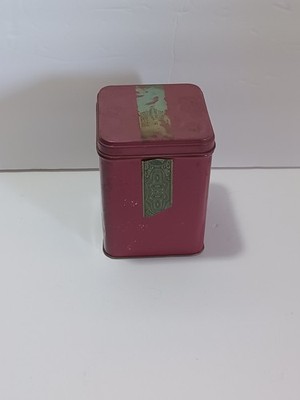 Vintage Dark Red Tobacco Tin Canister FACTORY NO 16 DISTRICT OF W Virginia