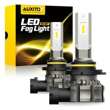 AUXITO 9140 H10 9145 100W 6000K White LED Fog Light DRL Bulbs Canbus Error Free