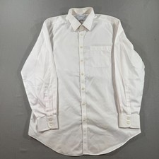 Charles Tyrwhitt Non Iron Extra Slim Fit Button Shirt Mens 17 35 White Solid