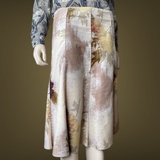 Roberto Cavalli Class VTG Y2K Floral Multicolor Skirt Size 44 IT L