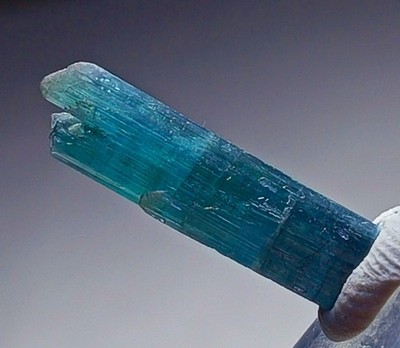Naturel Top Quality Darkblue  Indicolite Color Tourmaline Crystal From Afg
