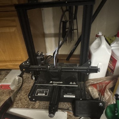 Voxelab Aquila 3D Printer, Black Voxelab Aquila Model(broken nozzle)