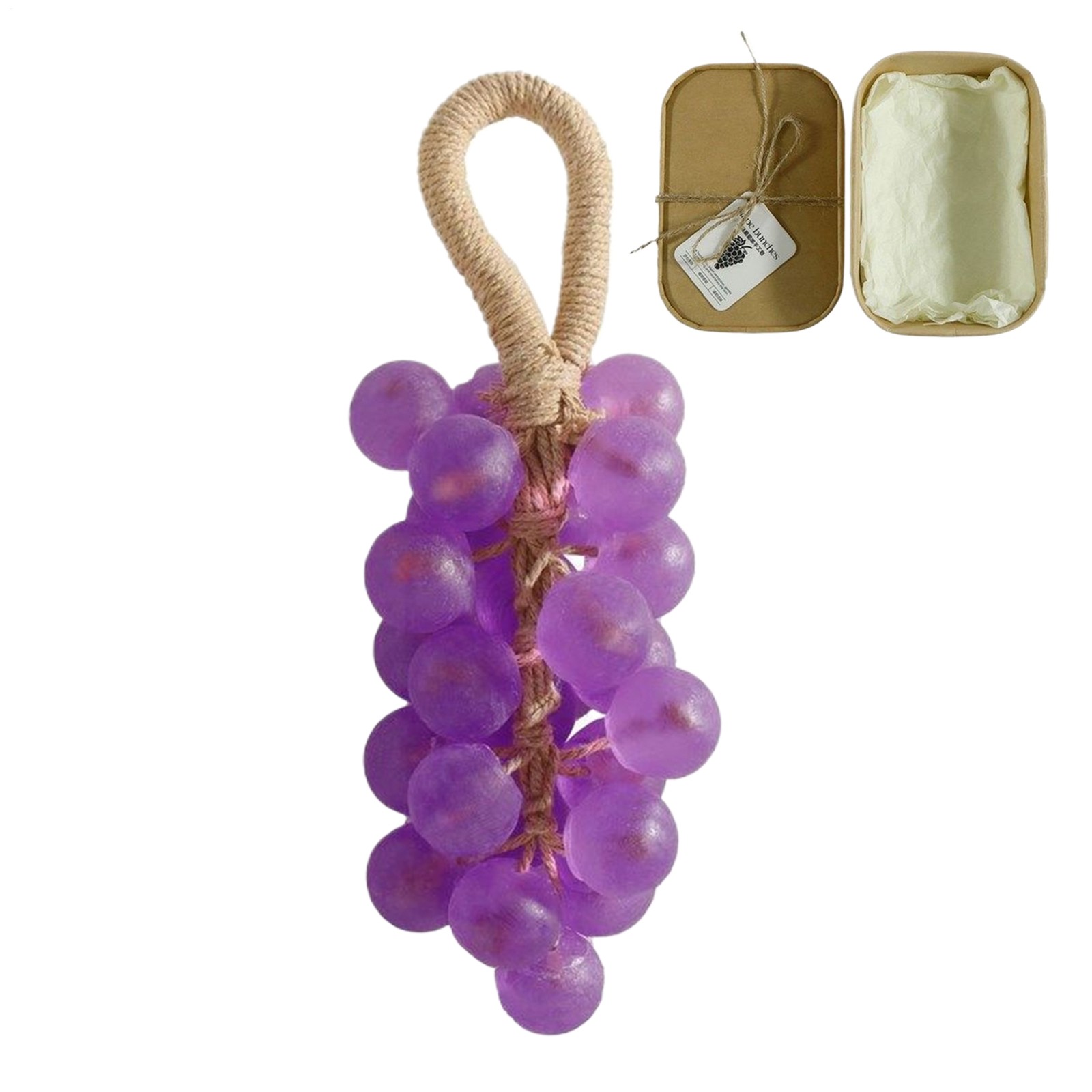 Bath Soap Grape Shape Handmade Facial Cleanser Natural Bar Soap Skin Hygiene 