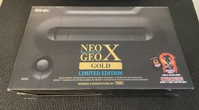 Neo Geo X Gold Limited Edition + Mega Pack Vol 1 - Tested & CIB