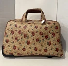 Patricia Nash Sibillini Small Trolley Bag Luggage-Western Lace Print