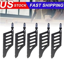 5x Flush Cutting Jigsaw Blade Irregular Curve Saw Blade with Handle for Wood US