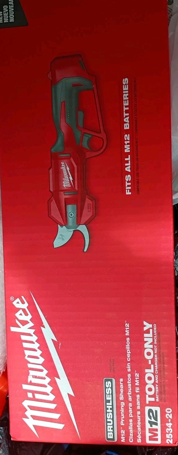 Milwaukee 2534-20 M12 12V Brushless Cordless Pruning Shears (Tool Only)