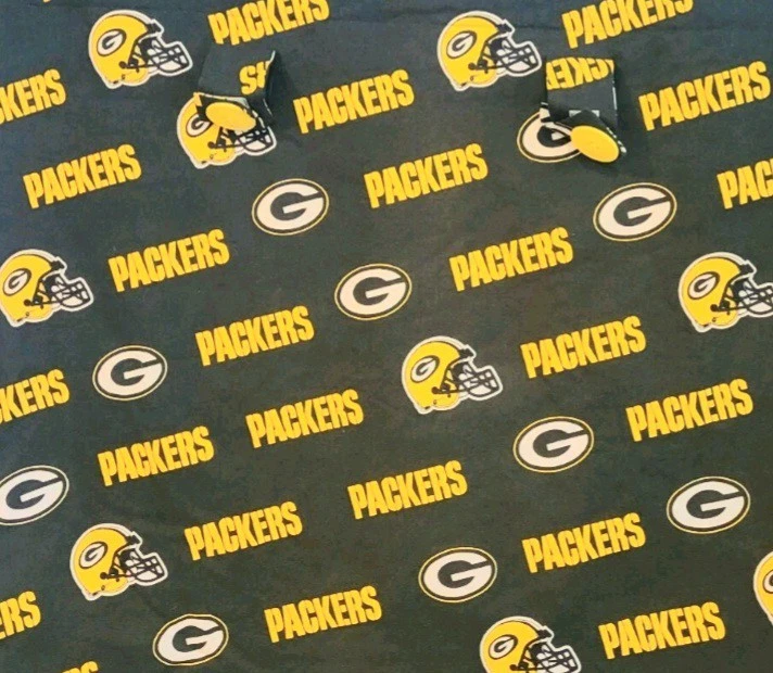 Baby Fanatic Green Bay Packers Canopy Infant Car Seat Cover Yellow Underside EUC - Image 3 of 4