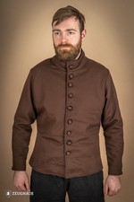 Burgschneider - Arming Doublet Brown medieval fantasy costume