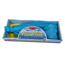 Melissa  Doug Catch  Count Fishing Game Magnetic Wooden 2 Poles