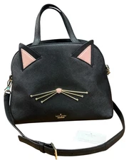 Kate Spade Cats Miao Cat Lottie Tote Bag Used Authentic