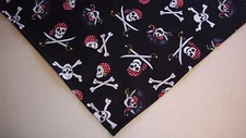 Buster Brown Dog Bandana/Scarf, Tie On, Halloween, Pirates, S,M,L