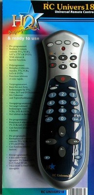 NEU SILBER & SCHWARZ 6 IN 1 PROGRAMMIERBARE UNIVERSAL ERGONOMISCHE FERNBEDIENUNG