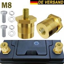 1Paar Satz Batterie Pol Adapter M8 Standardpol Schraubpol Batteriepol Adapter DE