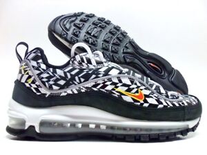 air max 98 white black orange