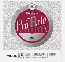 Violin Single A String, 4/4 Scale, Medium Tension Pro-Arte