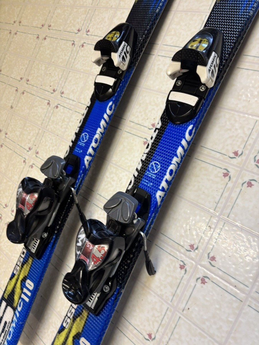 ATOMIC SUPERCROSS SX 110cm Youth Skis w Marker 4.5 Adjustable
