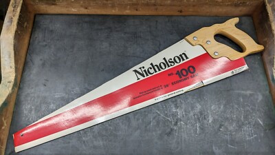 more about less 90s L/S cut saw 裏原 NOS Vintage Nicholson no. 100 26