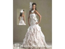 Forever Yours 4985 BRAND NEW Bridal gown Wedding Dress Fit  Flare Blush 8