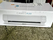Silhouette Cameo 4 Plus Desktop Cutting Machine - White