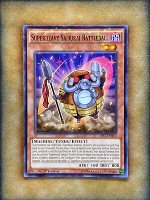 Yugioh Superheavy Samurai Battleball SP17-EN011 Starfoil 1st Ed NM