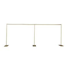 NEW Gold Photography Background Support Stand Wedding Backdrop Steel Stand Frame