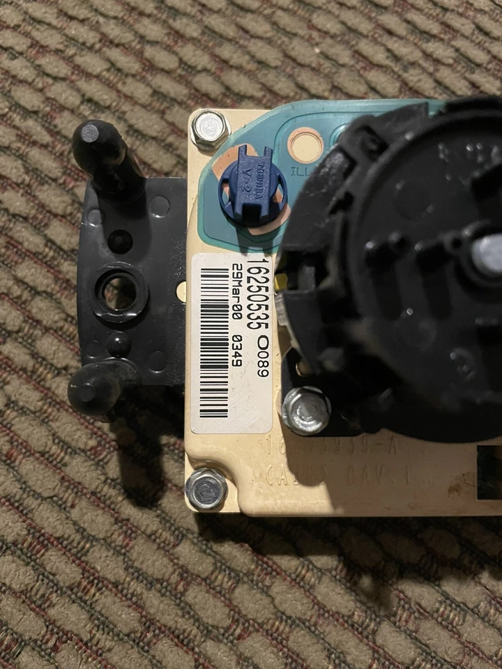 1998-2004 CHEVY BLAZER UNIDADE DE CONTROLE CLIMÁTICO AQUECEDOR A/C TEMPERATURA HVAC FABRICANTE DE EQUIPAMENTO ORIGINAL - Imagem 4 de 4