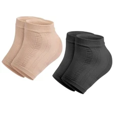1 Pair Moisturizing Gel Heel Socks Open Toe Socks for Dry Hard Cracked