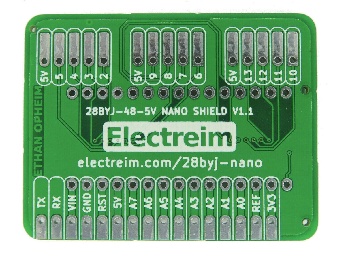 28BYJ-48 5V ULN2003A Stepper Motor Driver Shield for Arduino