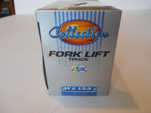 Welly 1:32nd Scale Fork Lift Truck w/Pallet & Pull-Back Action, #2010CW, NIB - Picture 8 of 13