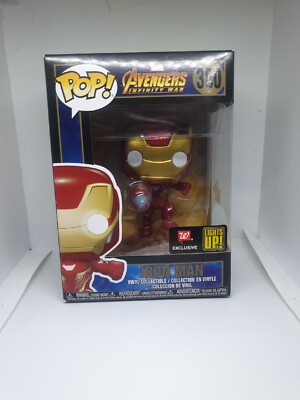 FUNKO POP! Iron Man Avengers Infinity War leuchtet! #380 Walgreens Exclusive 