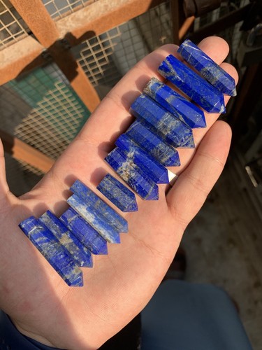 60 Stück Lapislazuli Anhänger aus Afghanistan Mine. - Bild 6 von 13