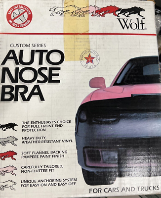WOLF W/B2016 - AUTO NOSE BRA - CHEV CORSCIA 1987-95 | eBay