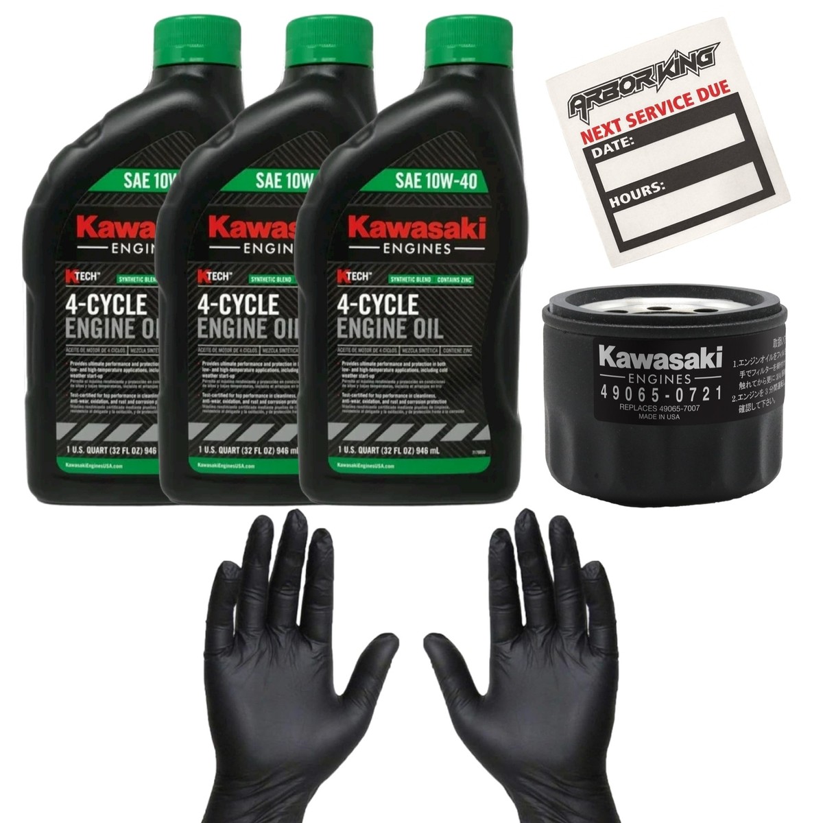 10w40 Oil Change Kit in Colder Climates for Kawaski FR651V Oil