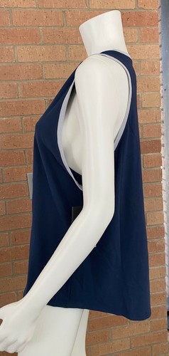 Womens NIKE DRI FIT DALLAS COWBOYS HIGH NECK SLEEVELESS TANK Blue NWT Large - Picture 6 of 12