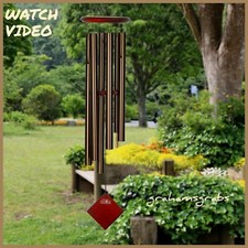 WOODSTOCK CHIMES OF EARTH BRONZE WIND CHIME DCB37 FREE SHIPPING