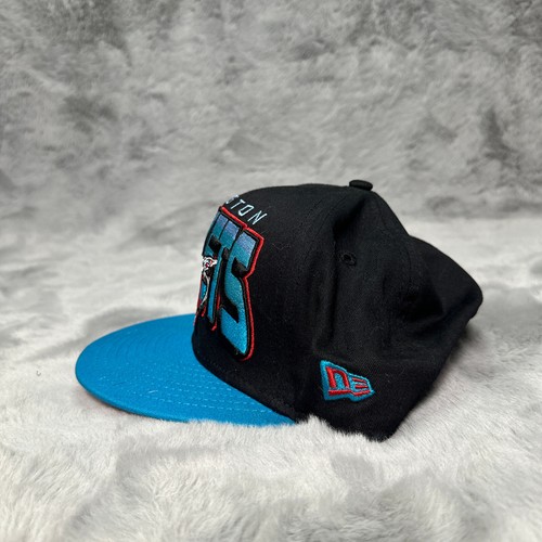 Houston Rockets Hat Blue Black New Era 9 Fifty Hardwood Classics - Picture 5 of 11