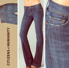 Citizens Of Humanity Womens Size 29 Naomi 065 Stretch Low Waist Flare Denim USA