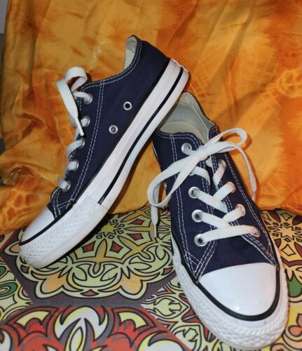 Converse Navy Blue Chuck Taylor All Star OX Canvas Shoes Mens 4 Womens 6  M9697 | eBay