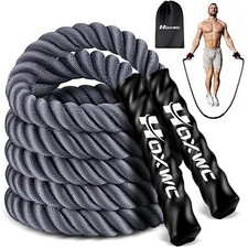 Weighted Jump Rope 2lb Heavy Duty Jump Rope for Fitness Battle Rope for Fitne...