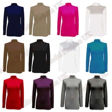 Women's Viscose Polo Neck Tops Shirts for sale UK